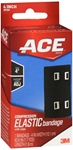 ACE Black Elastic Bandage with Clip, 4 Inch 