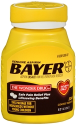 Bayer 325mg Aspirin 200 tabs 