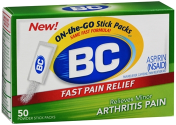 Bc Arthritis Formula Pain Reliever Powders 50 each 