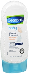 Cetaphil Baby Wash & Shampoo, Organic Calendula 7.8 oz 