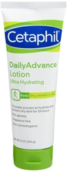 Cetaphil DailyAdvance Ultra Hydrating Lotion for Dry/Sensitive Skin 8 oz 