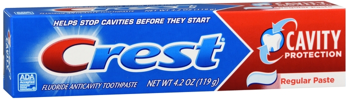 Crest Cavity Protection Toothpaste, Regular - 4.6 Oz 