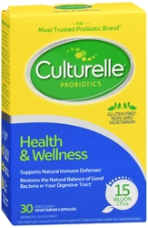 Culturelle Health & Wellness Probiotic Vegetarian Capsules 30 pack 