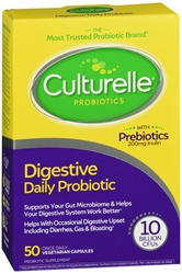 Culturelle Probiotic Digestive Health Capsules 50 pack 