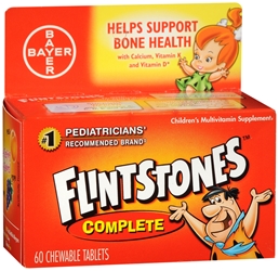 Flintstones Complet Size 60s Flintstones Complete Childrens Multivitamin Supplement Chewable Tabs 60ct 