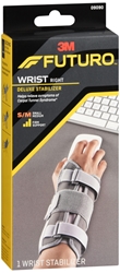 Futuro Deluxe Wrist Stabilizer, Firm Stabilizing Support, Left Hand, Small/Medium, Gray 