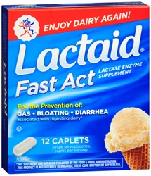 LACTAID Fast Act 12 Caplets 