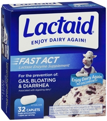 LACTAID Fast Act 32 Caplets 
