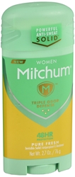 Mitchum For Women Advanced Control Anti-Perspirant Deodorant Invisible Solid Pure Fresh 2.70 oz 