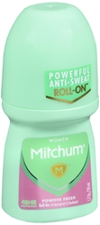 Mitchum Women Invisible Roll-On, Powder Fresh 1.7 oz 