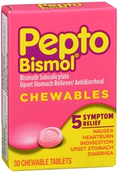 Pepto-Bismol Chewable Tablets Original 30 each 