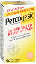Percogesic Tablets 90 Tablets [Acetaminophen/Diphenhydramine] 