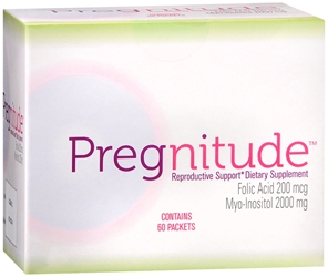 Pregnitude Reproductive and Dietary Supplement, 60 Fertility Support Packets 