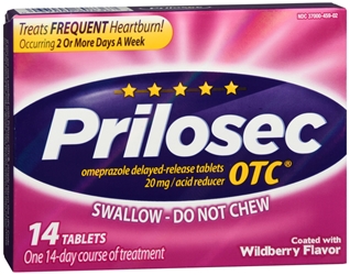 Prilosec OTC Acid Reducer, Delayed-Release Tablets, Wildberry 14 pack 