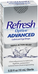 REFRESH Optive Advanced Lubricant Eye Drops 10 ml 