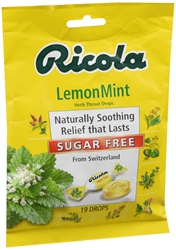 Ricola Sugar Free Herb Throat Drops Lemon Mint 19 Each 