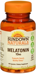 Sundown Naturals Dietary Supplement Melatonin 10mg - 90 CT 