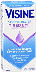 Visine Tired Eye Relief Eye Drops 0.50 oz 