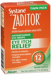 Zaditor Antihistamine Eye Drops Twin Pack 0.34 oz 