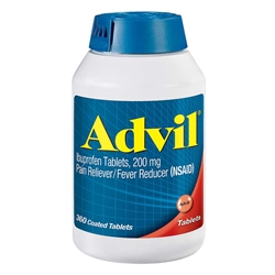 Advil Ibuprofen 200 mg, 360 Tablets Pain Reliever/Fever Reducer 