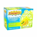 Alacer Emergen C Immune Plus Vitamin D Drink Mix Packets, Citrus Flavor - 30 Each 