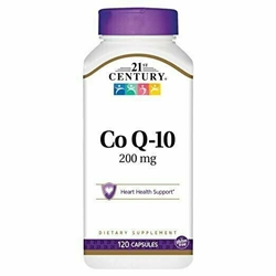 21st Century Co Q10 200 mg Capsules, 120 Count 