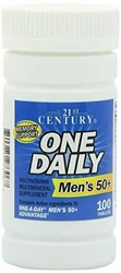 21st Century One Daily Mens 50+ Tablets, 100 Count 
