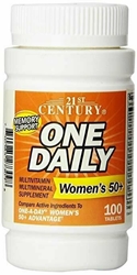 21st Century One Daily Womens 50+ Tablets, 100-Count 
