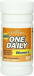 21st Century One Daily Womens Tablets, 100 Count 