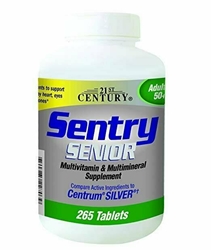 21st Century Sentry Senior Tablets, 265 Count 