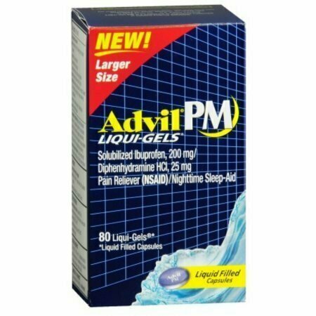 Advil PM Ibuprofen 200 mg Liqui-Gels 80 each 