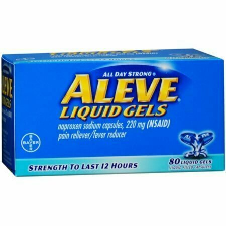 Aleve Liquid Gels 80 Liquid Gels 