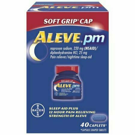 Aleve PM Soft Grip Cap, 220 mg Caplets 40 each 