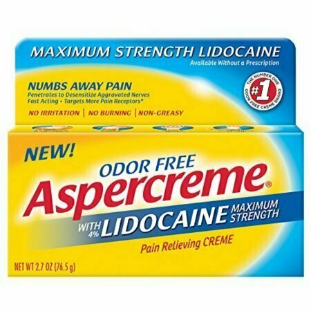 ASPERCREME Maximum Strength Lidocaine Pain Relieving Creme 2.7 oz 