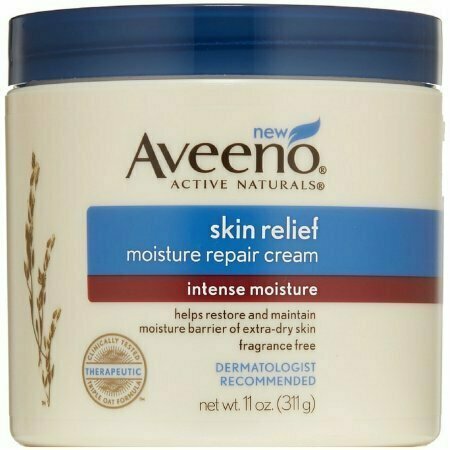 AVEENO Active Naturals Skin Relief Moisture Repair Cream, Intense Moisture 11 oz 