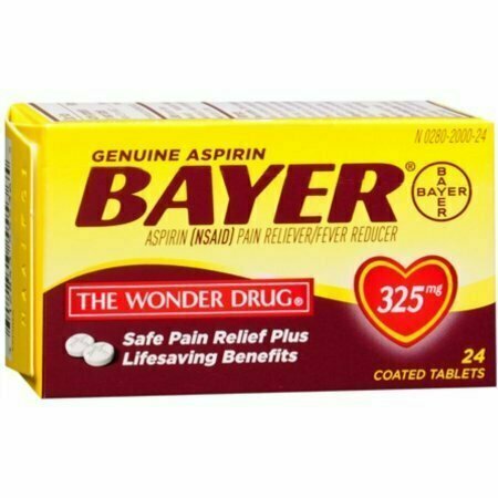 Bayer Aspirin 325 mg Tablets 24 each 