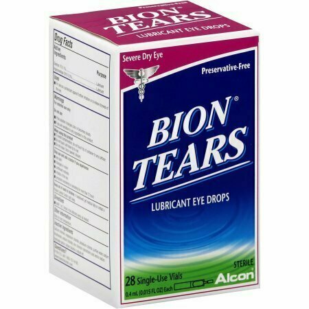 Bion Tears Lubricant Eye Drops Single Vials 28 pack 