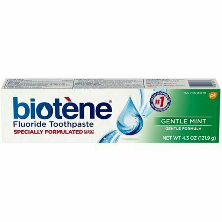 Biotene Fluoride Toothpaste, Gentle Mint 4.3 oz 