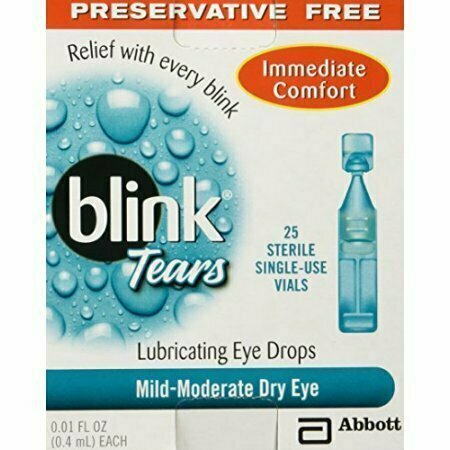 Blink Tears Lubricating Eye Drops Preserative Free, 25 Count 