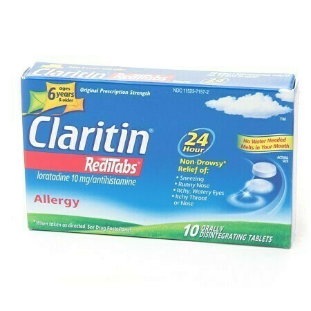 Claritin 24 Hour Allergy Relief RediTabs , 10ct. 