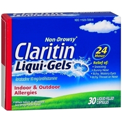 Claritin Allergy Liqui-Gels 10mg, 30 ct. 