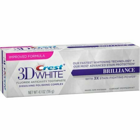 Crest 3D White Brilliance Toothpaste, Mesmerizing Mint 4.1 oz 