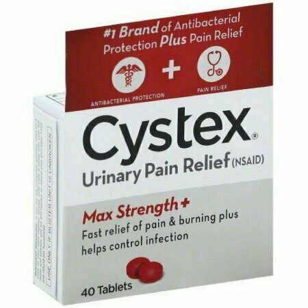 Cystex Plus Urinary Pain Relief Tablets 40 each 