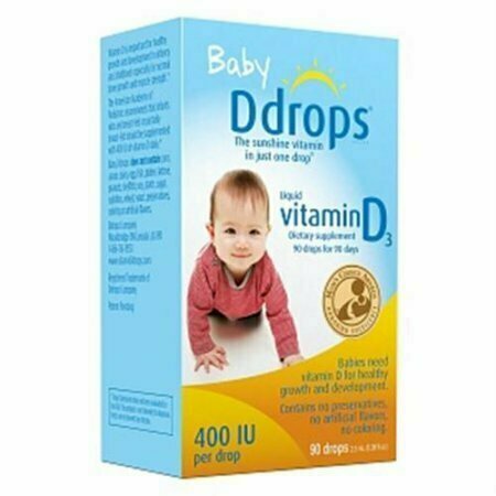 Ddrops Baby Liquid Vitamin D3 400 IU 2.50 mL (90 drops) 