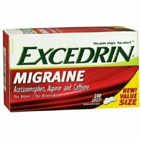 Excedrin Migraine Pain Reliever Caplets 200 each 