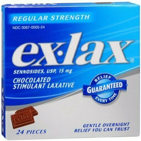 Ex-Lax Pieces Regular Strength 24 Each 