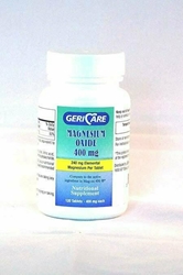 Geri-Care Magnesium Oxide 400mg, 120 tabs/bottle 
