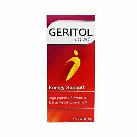 Geritol Liquid Energy Support B-Vitamins 12 oz 