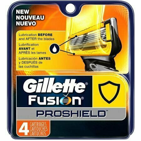 Gillette Fusion Proshield Mens Razor Blade Refills 4 each 