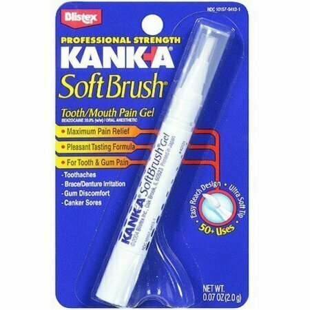 Kank-A Soft Brush Tooth/Mouth Pain Gel Professional Strength 0.07 oz 